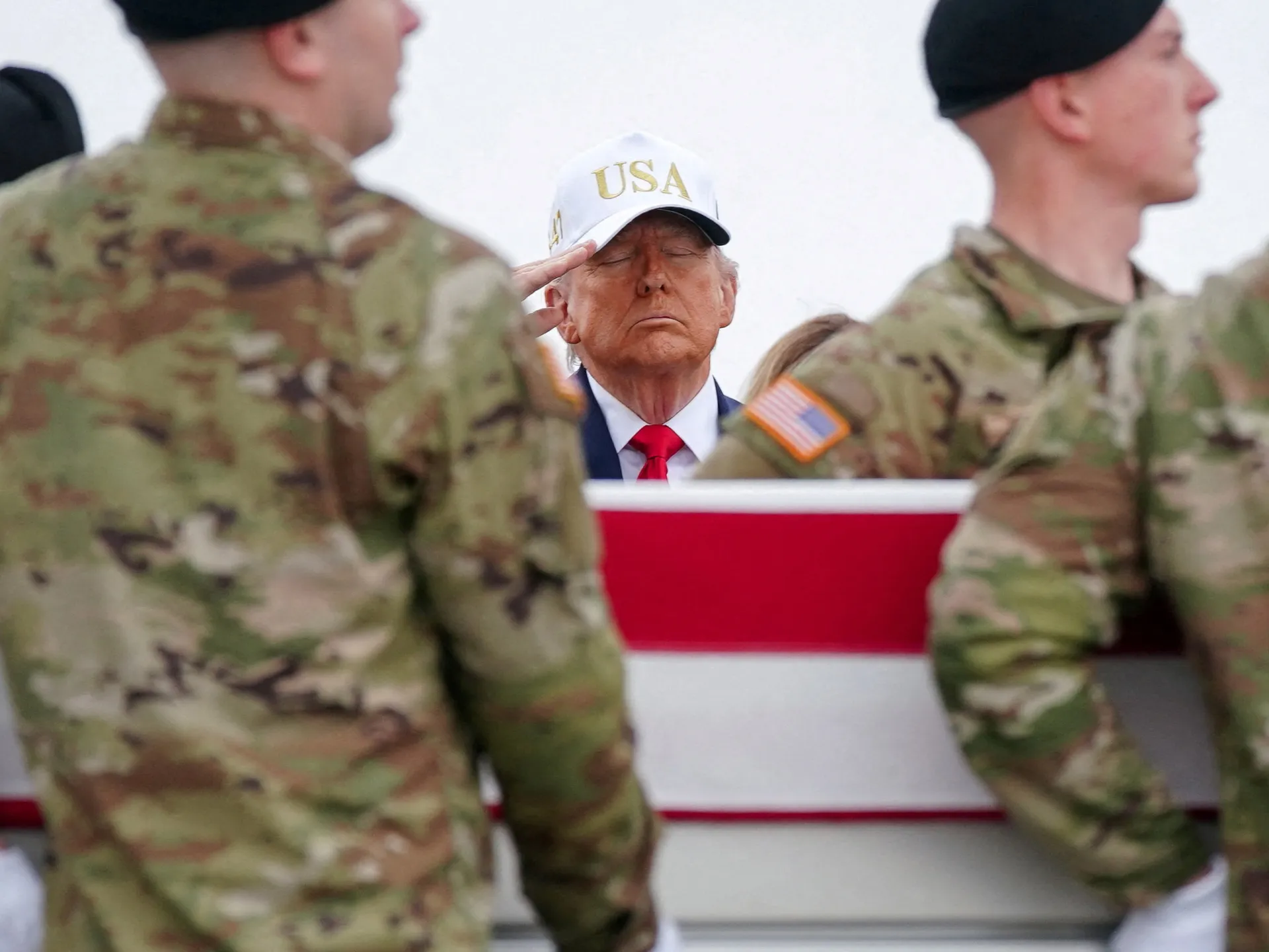 Trump Oversees Somber Return of US Troops Killed in Iranian Drone Strike