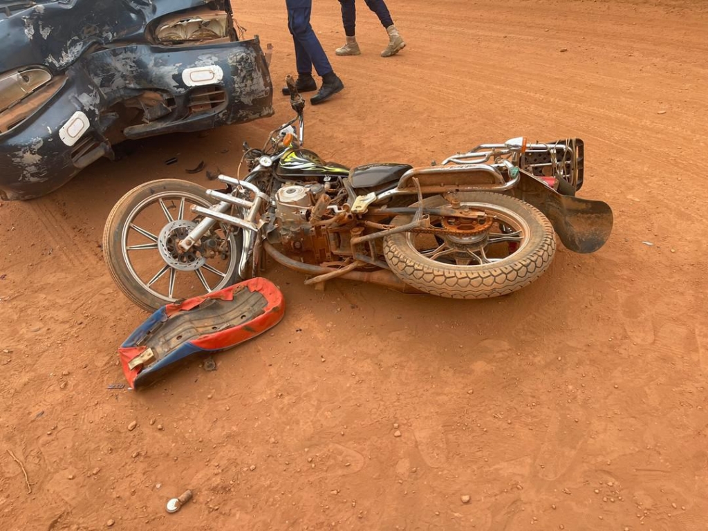 Tragedy Strikes Assin Fosu: Fatal Motorcycle Crash Claims Two Lives, Leaves One Injured