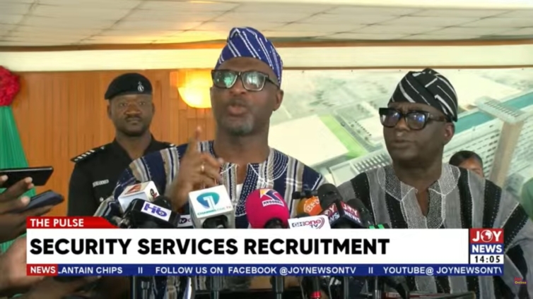Security Services Recruitment Scandal: Ntim Fordjour Alleges Interior Ministry Profited Over GH¢100m from Applicants