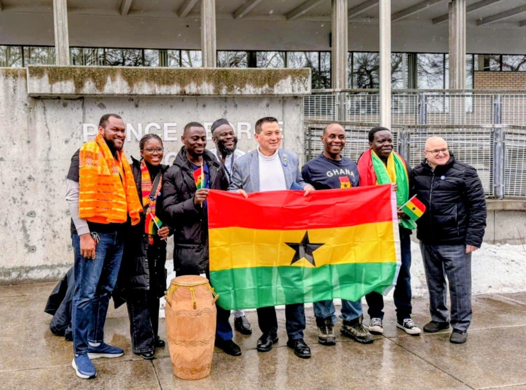 City of Prince George in Canada Celebrates Ghanaian Heritage with Second Annual Flag-Raising Ceremony