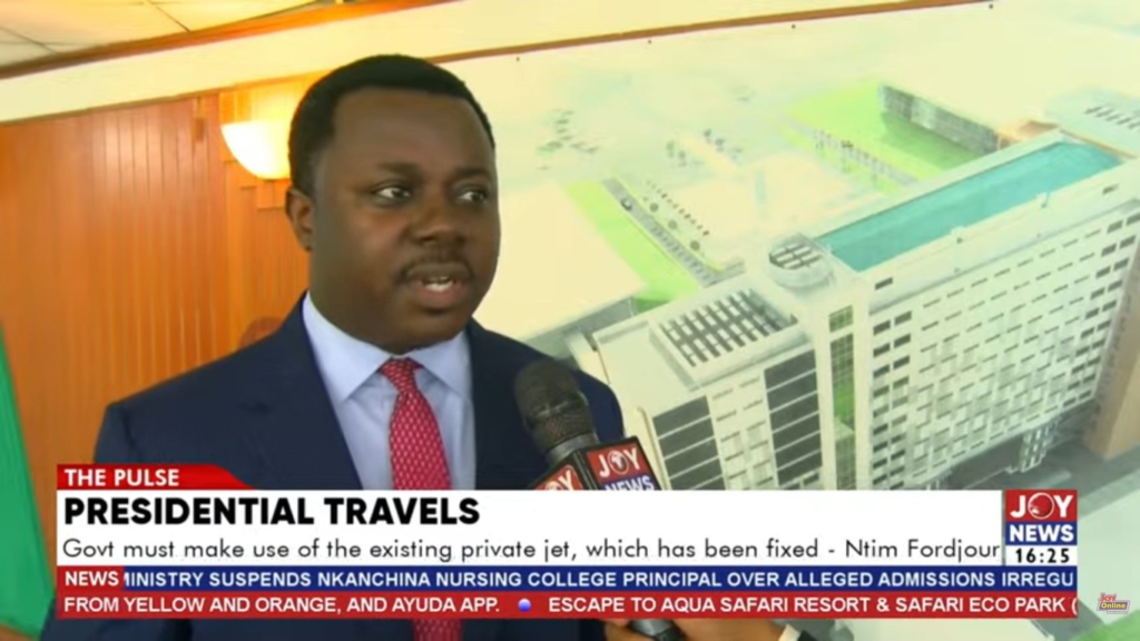 Ntim Fordjour Accuses NDC of ‘Double Standards’ Over Presidential Travel