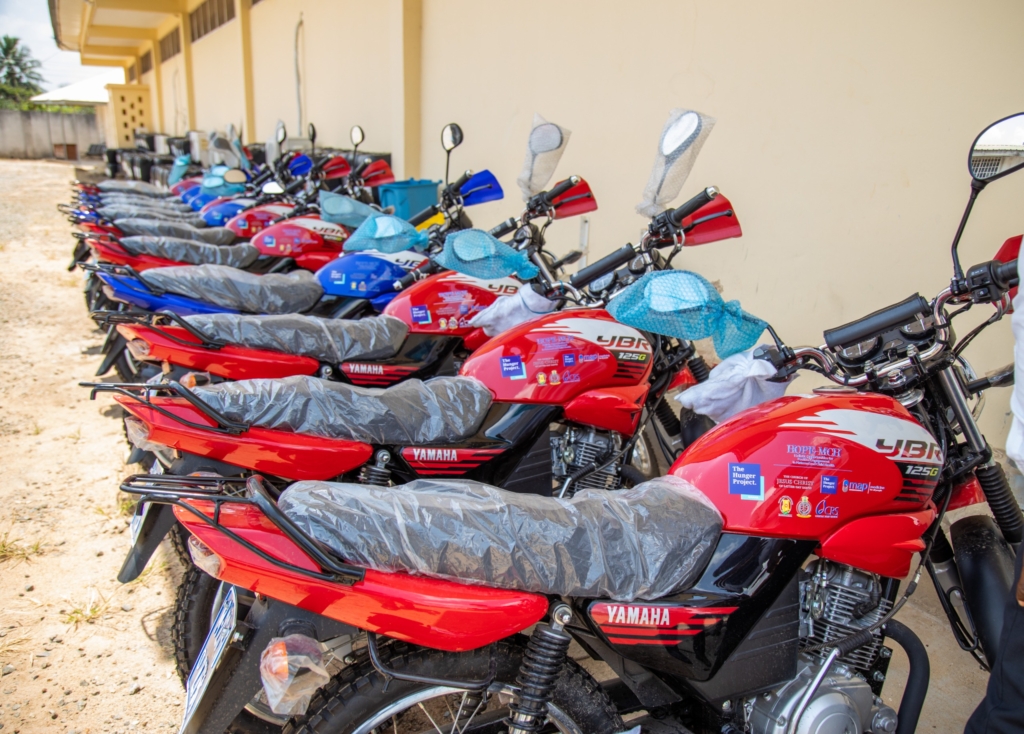 Revving Up Healthcare: The Hunger Project-Ghana Donates Motorcycles to Boost Maternal and Child Health Services